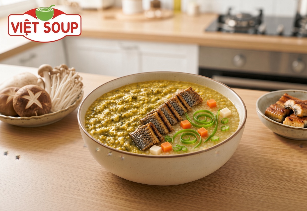 Cháo dinh dưỡng - Lươn Sốt Nấm Thượng Hạng