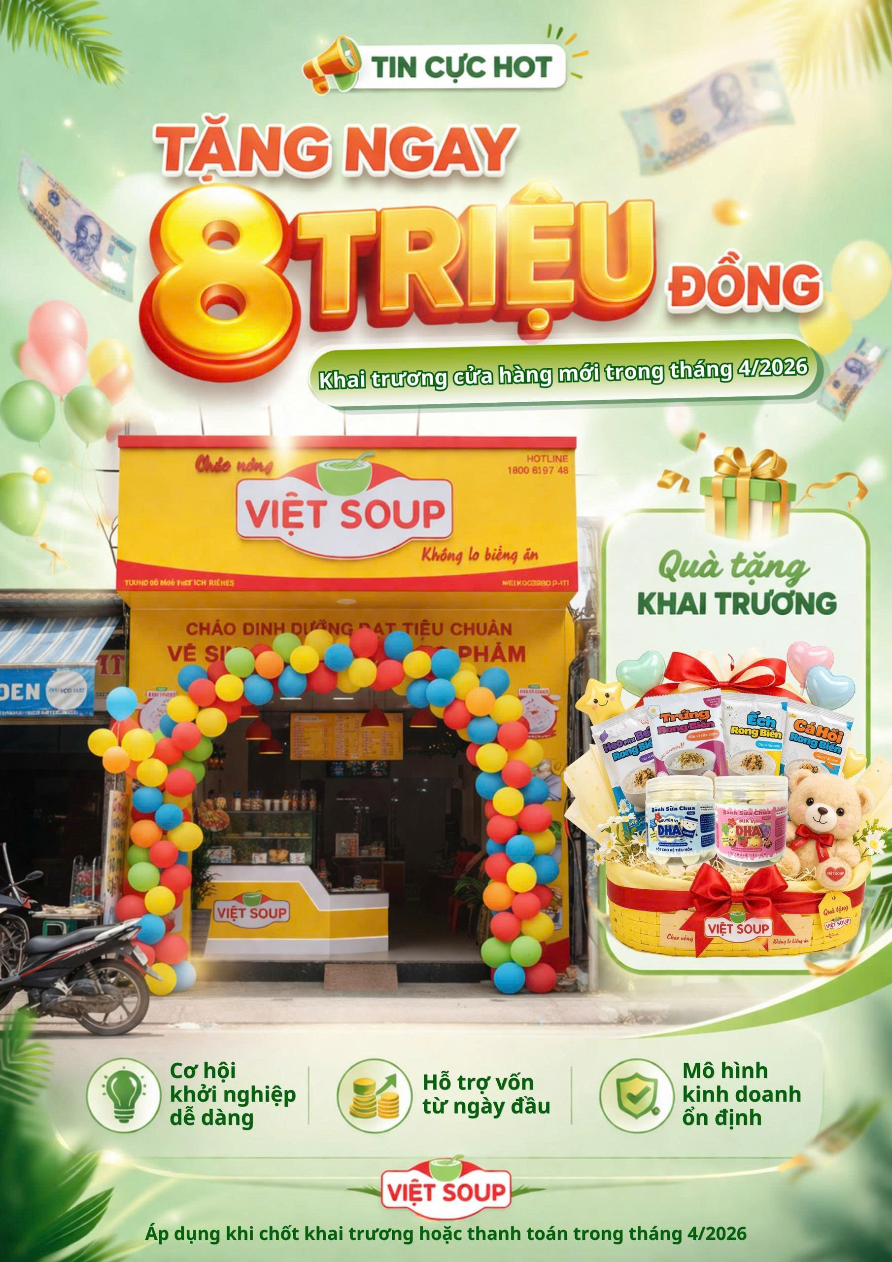 Cháo dinh dưỡng Việt Soup