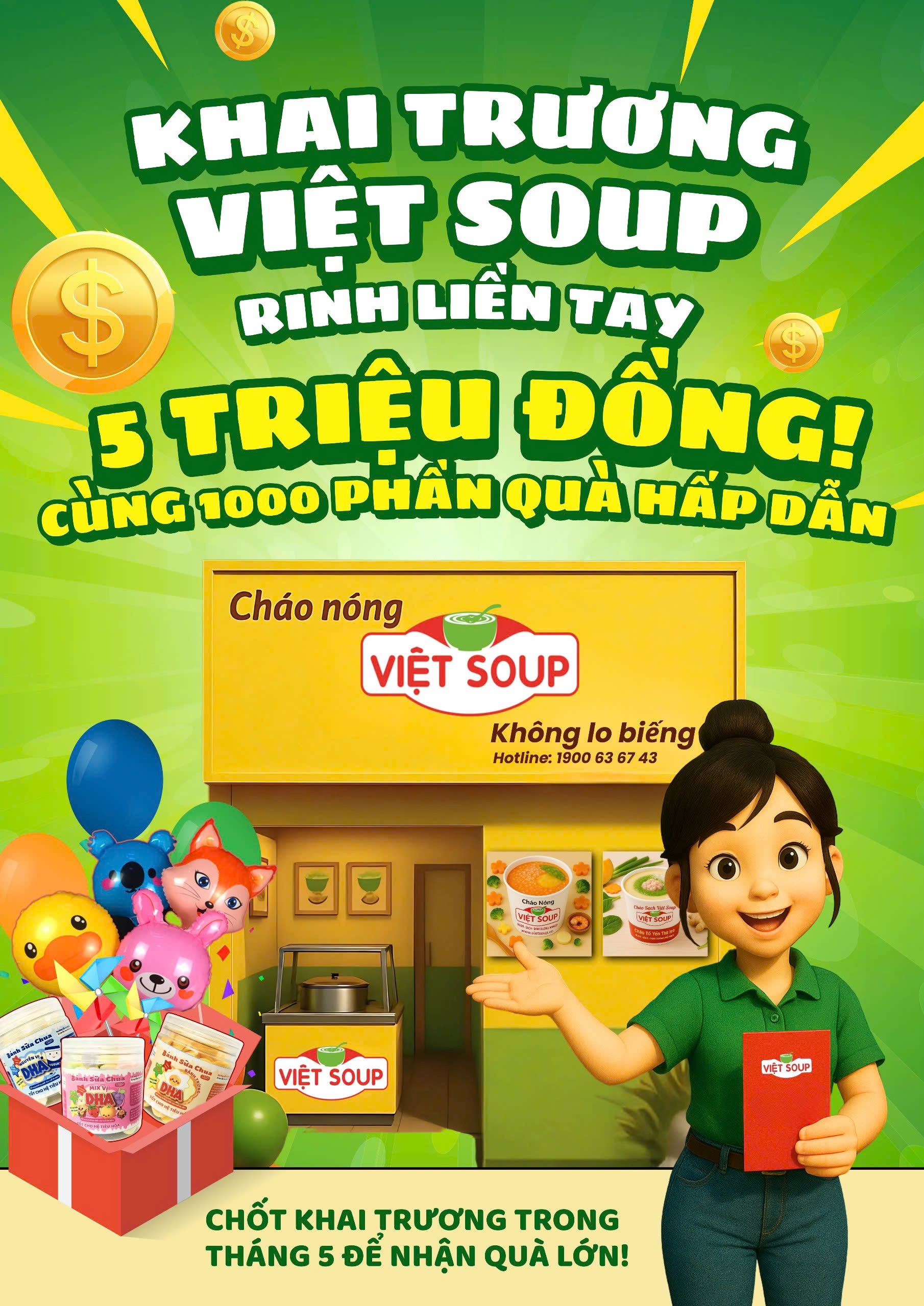 Cháo dinh dưỡng Việt Soup