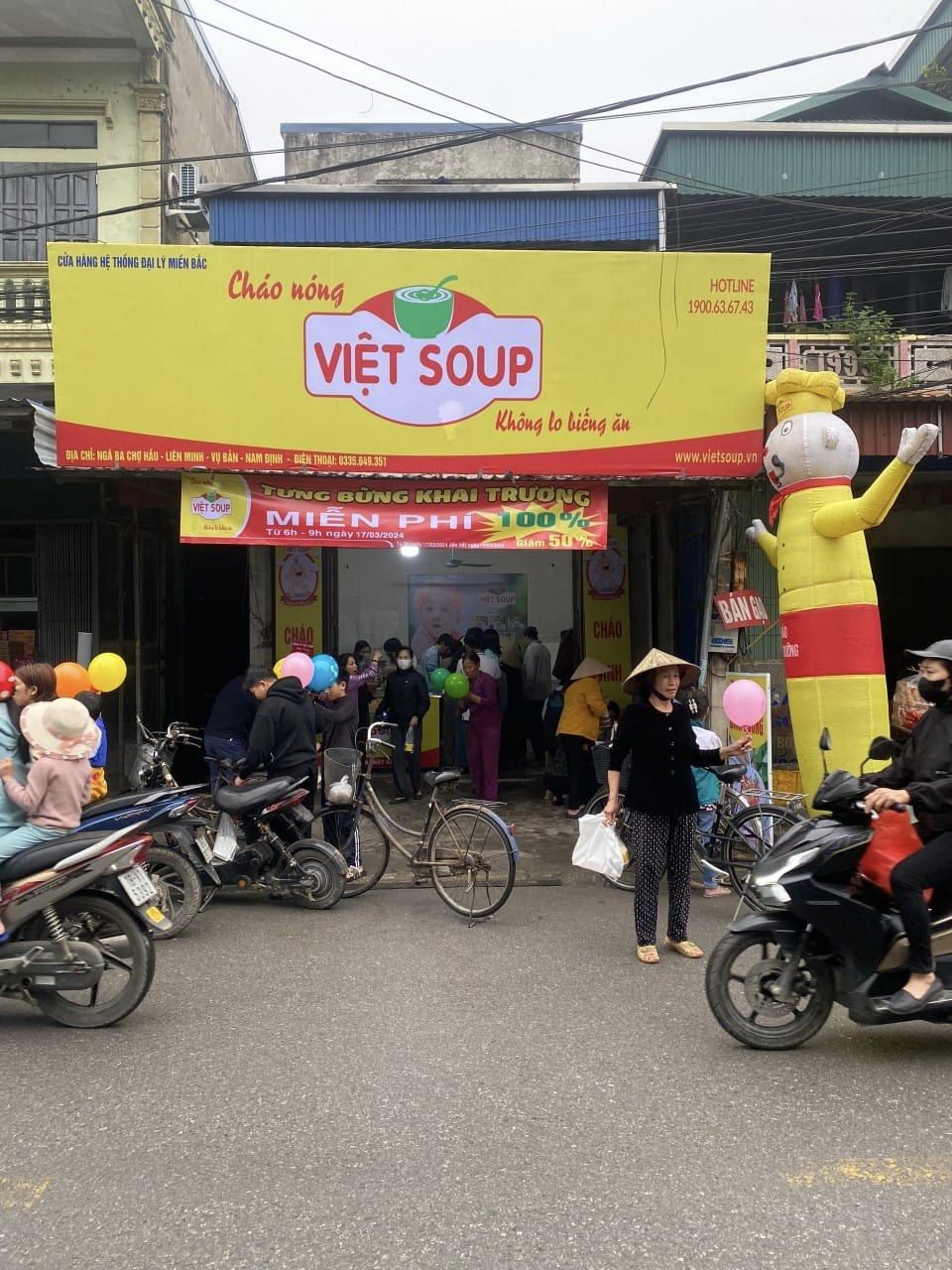 Kinh doanh cháo dinh dưỡng miền Bắc cùng thương hiệu Việt Soup