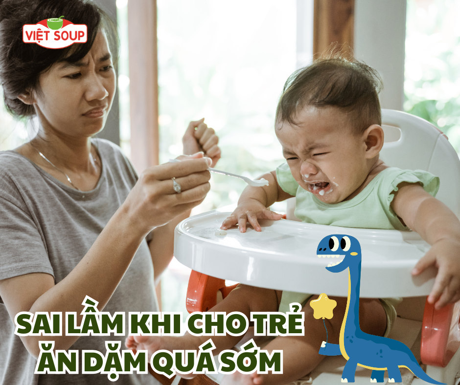 Top các sai lầm khi cho bé ăn dặm cha mẹ thường mắc phải