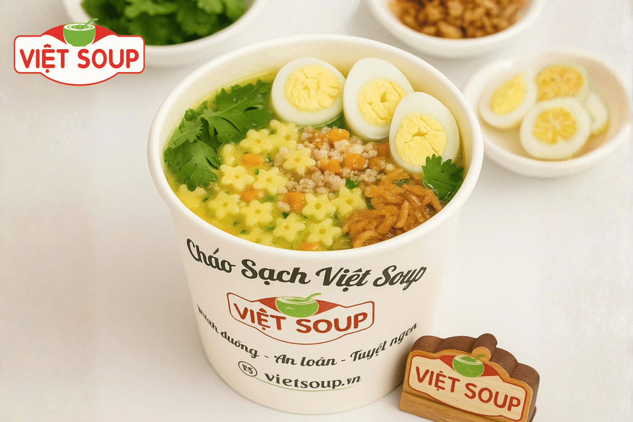 Xúp Nui Tôm Thịt